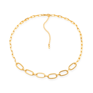 Chocker Dourada com Extensor - Coleção Almafitana