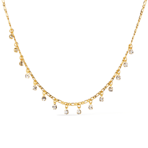 Chocker Dourada Pontos de Luz com Extensor - Coleção Almafitana