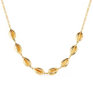 Colar Dourado Búzios - Coleção Almafitana