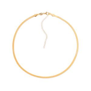Colar Dourado Chocker de Fita - Coleção Almafitana