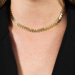 Colar Dourado Chocker Coleção Almafitana